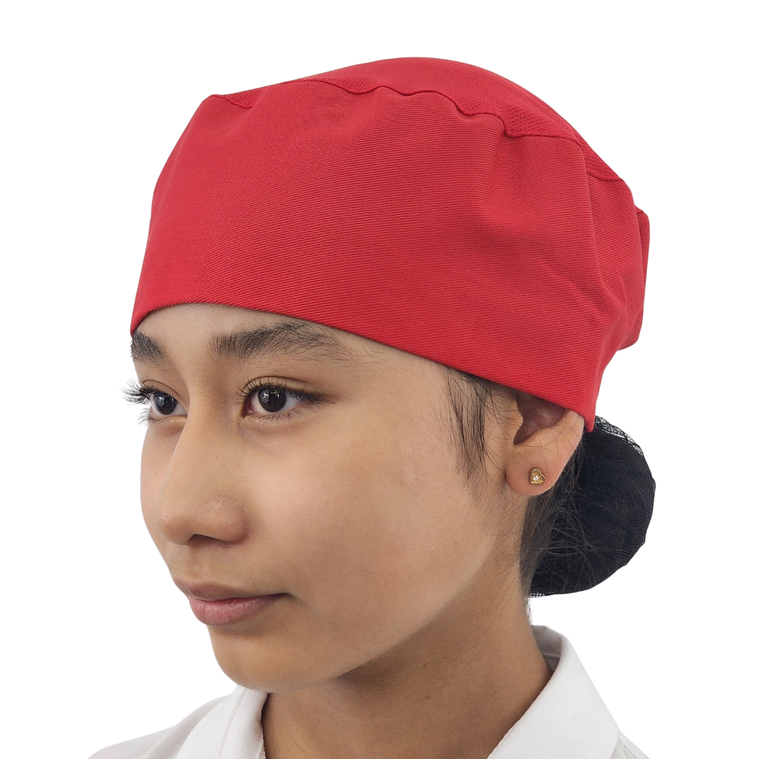 Gorro Para Chef Negro Liso Unisex