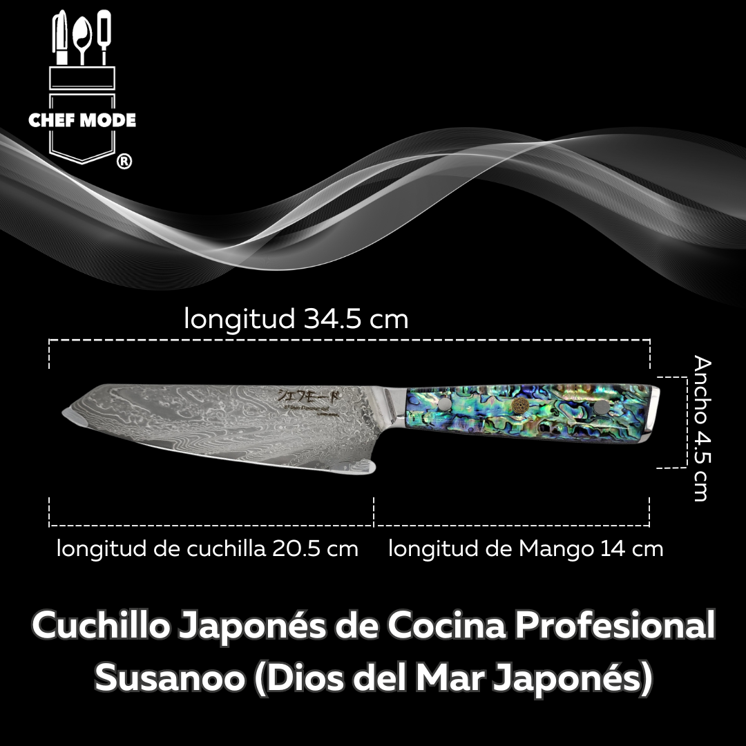 Cuchillo Japonés de Cocina Profesional Susanoo (Dios del Mar Japonés)