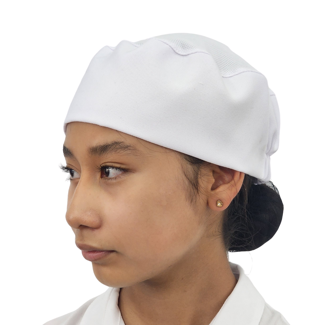 Gorro Para Chef Negro Liso Unisex