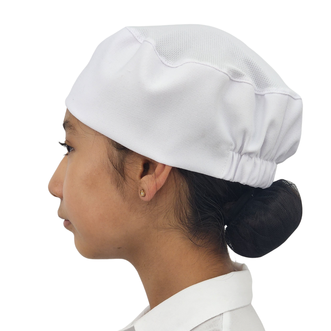 Gorro Para Chef Negro Liso Unisex