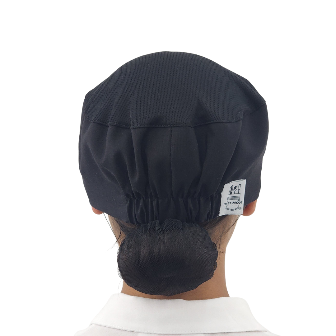 Gorro Para Chef Negro Liso Unisex