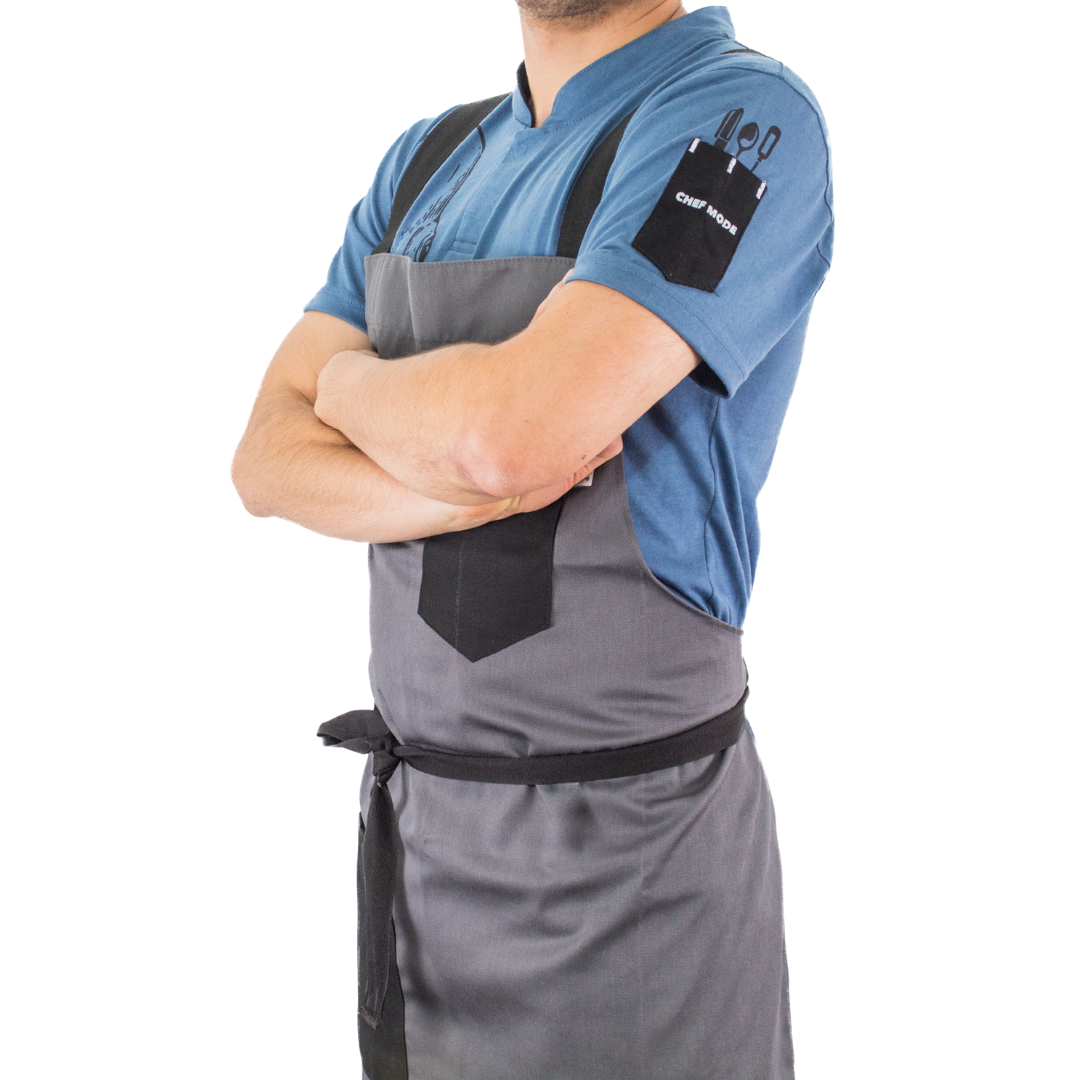 Mandil Chef Mode De Peto Gris