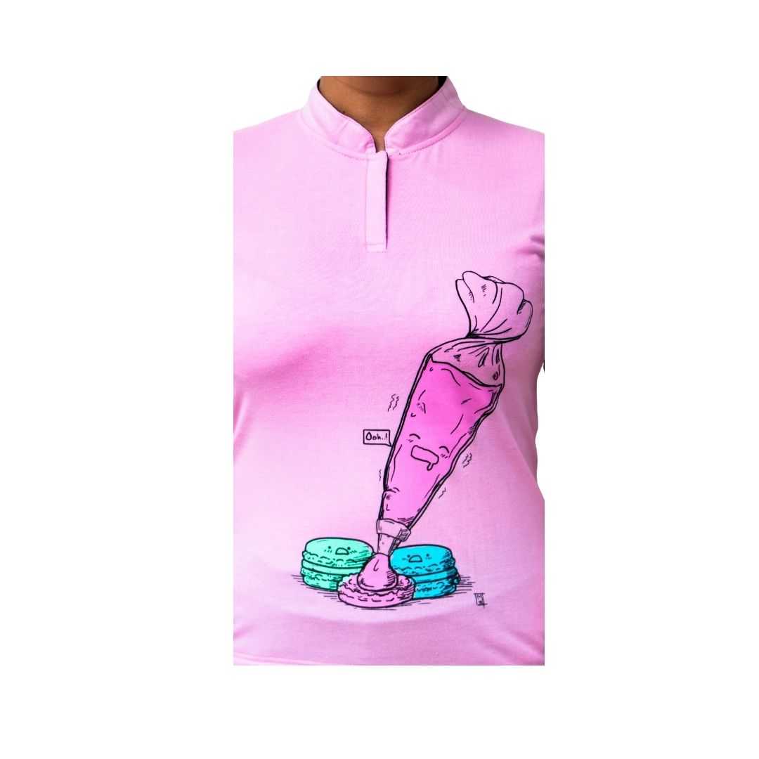 Camisola Chef Mode Dama Manga Pastelera