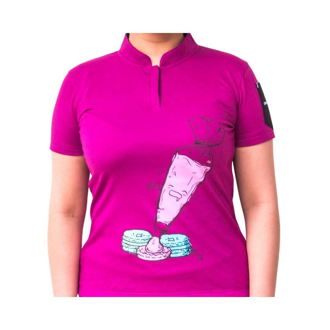 Camisola Chef Mode Dama Manga Pastelera