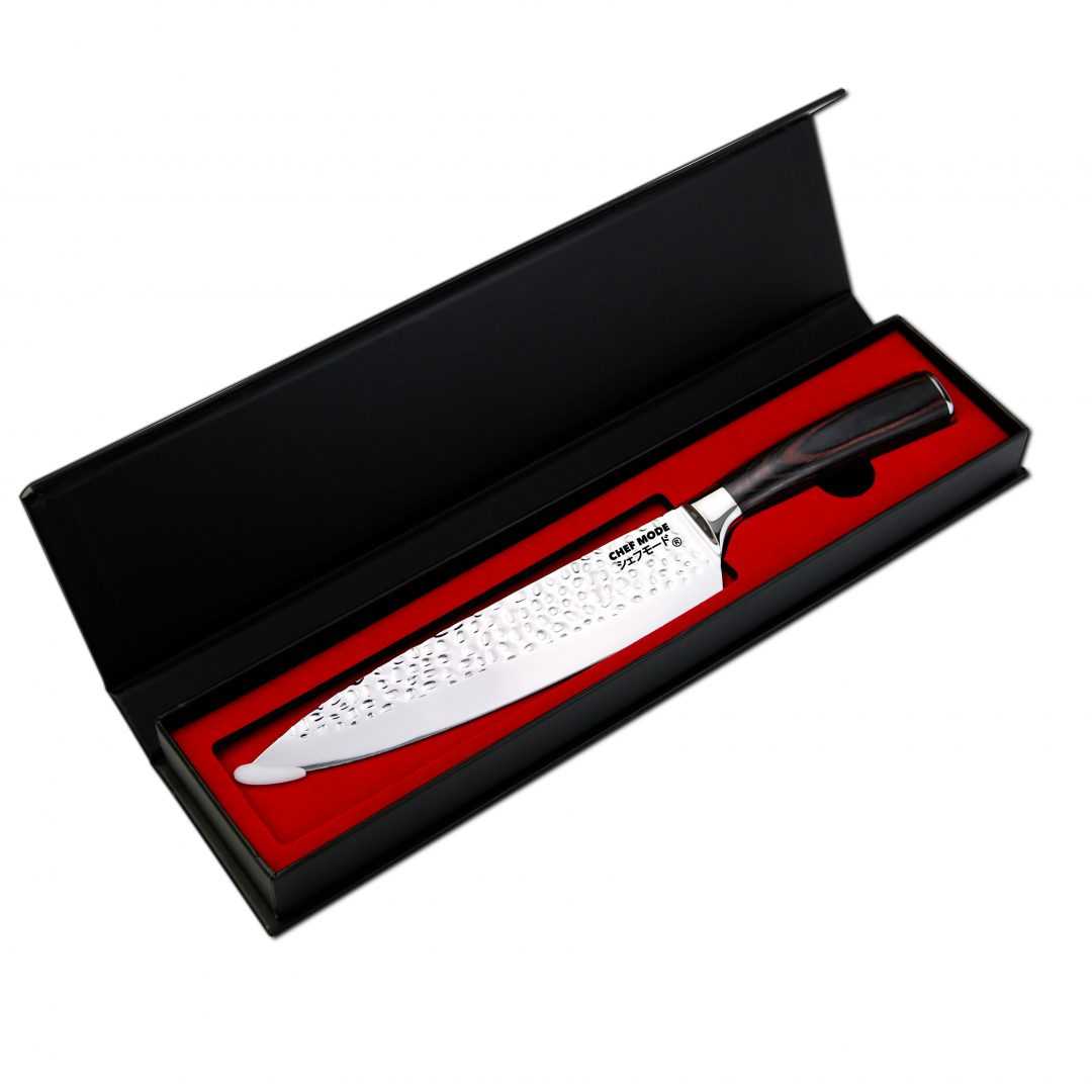 Cuchillo Chef Acero Alto Carbono Hammered