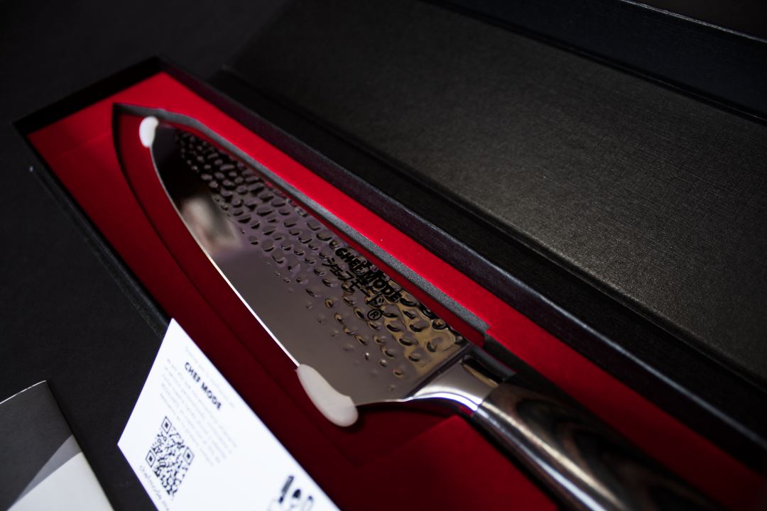 Cuchillo Chef Acero Alto Carbono Hammered