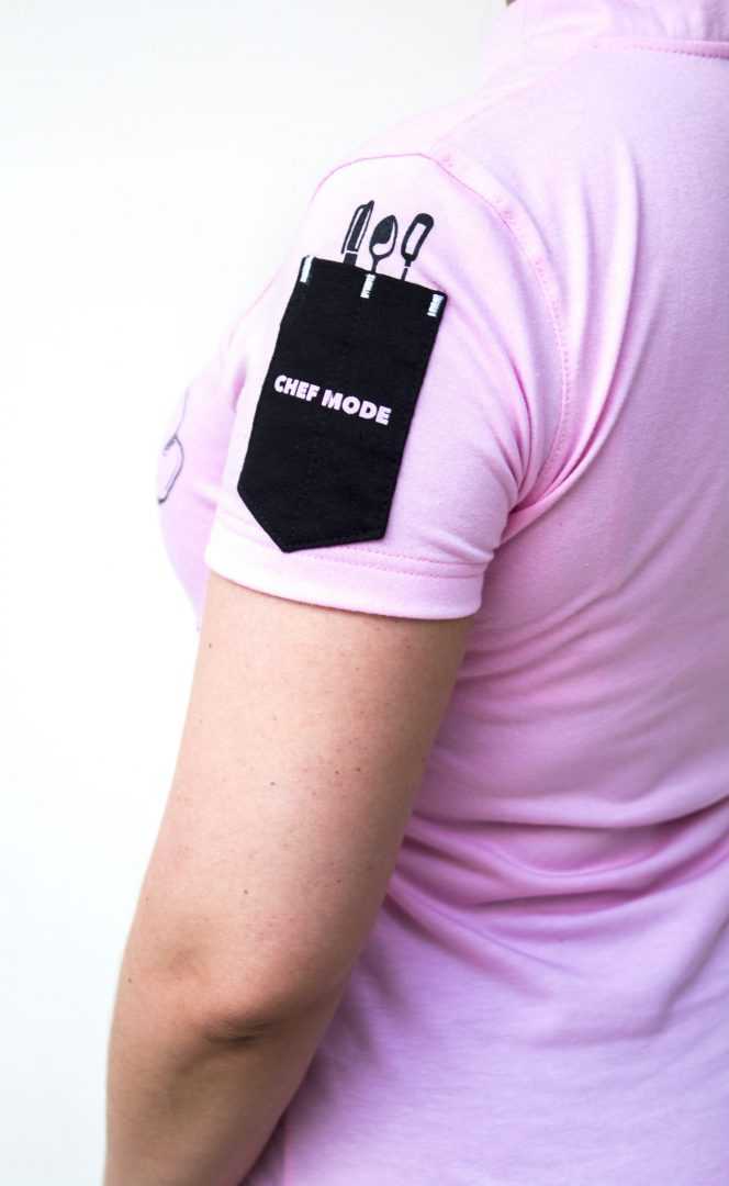 Camisola Chef Mode Dama Manga Pastelera