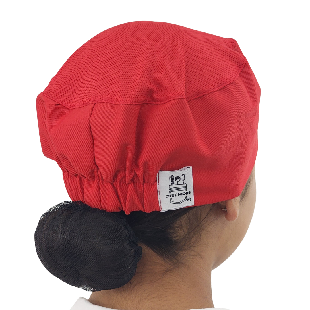 Kit 10 Pzas Gorro De Cocina Chef Cofia Negro Unisex CHEF MODE