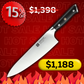 Cuchillo Chef Profesional Bushi B13
