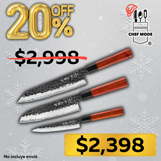 Set de 3 Cuchillos Hezhen Kagutsuchi PM8