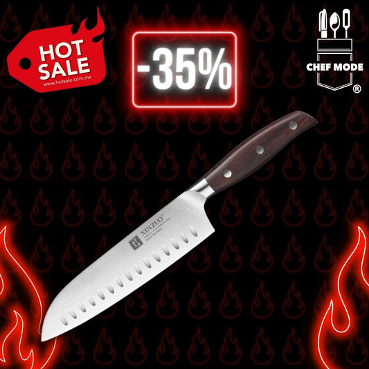 Cuchillo Chef Profesional Xinzuo Santoku Zen