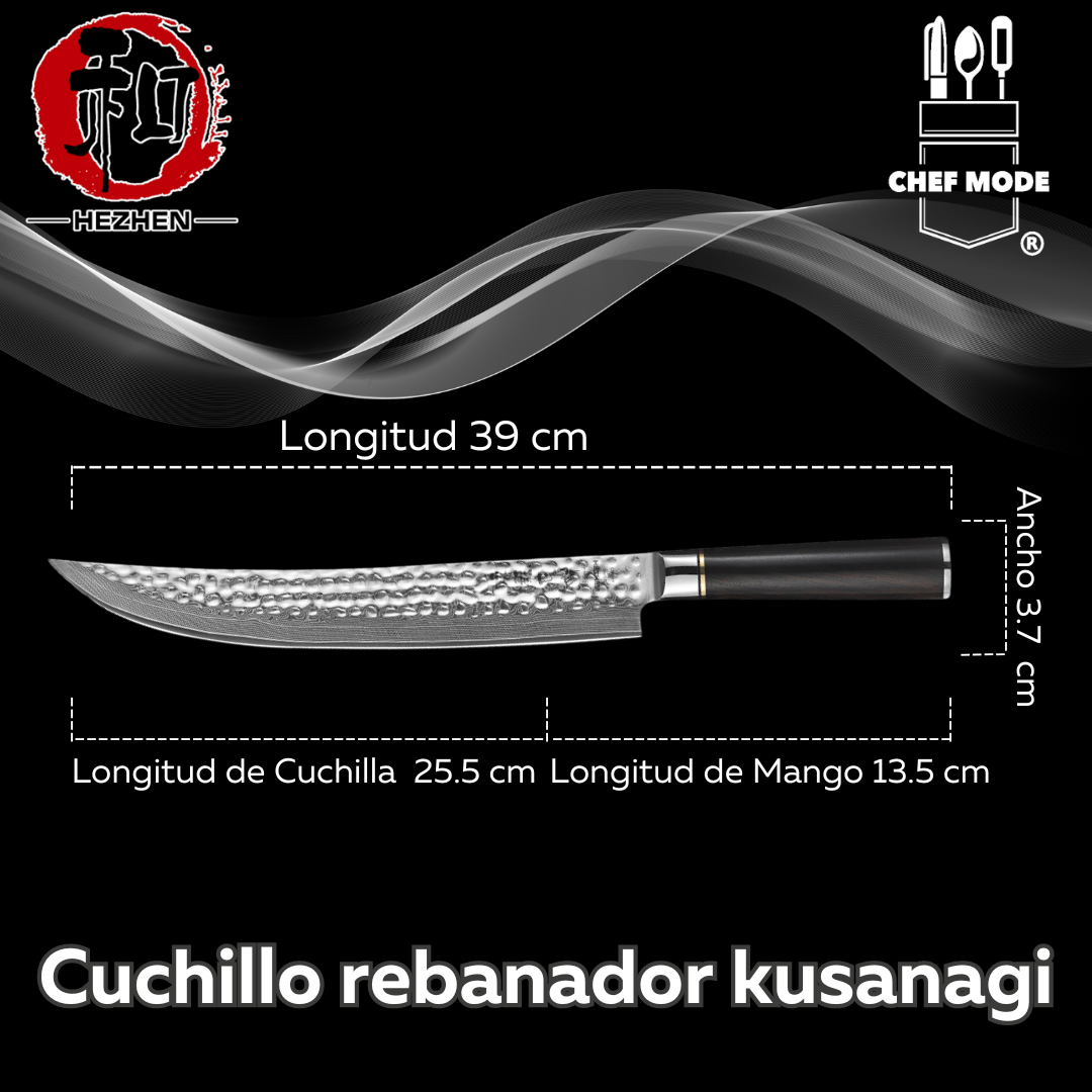 Cuchillo De Cocina Profesional Hezhen Kusanagi