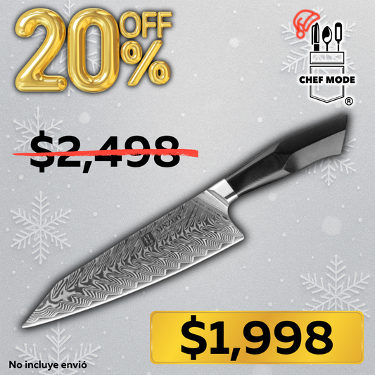 Cuchillo de Cocina Xinzuo Katana Samurai Master Carbon B32