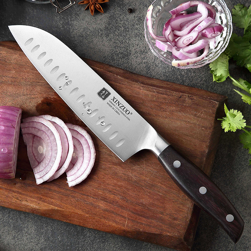 Cuchillo Chef Profesional Xinzuo Santoku Zen