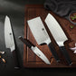 Set De 4 Cuchillos De Cocina Xinzuo Katana Samurai B5