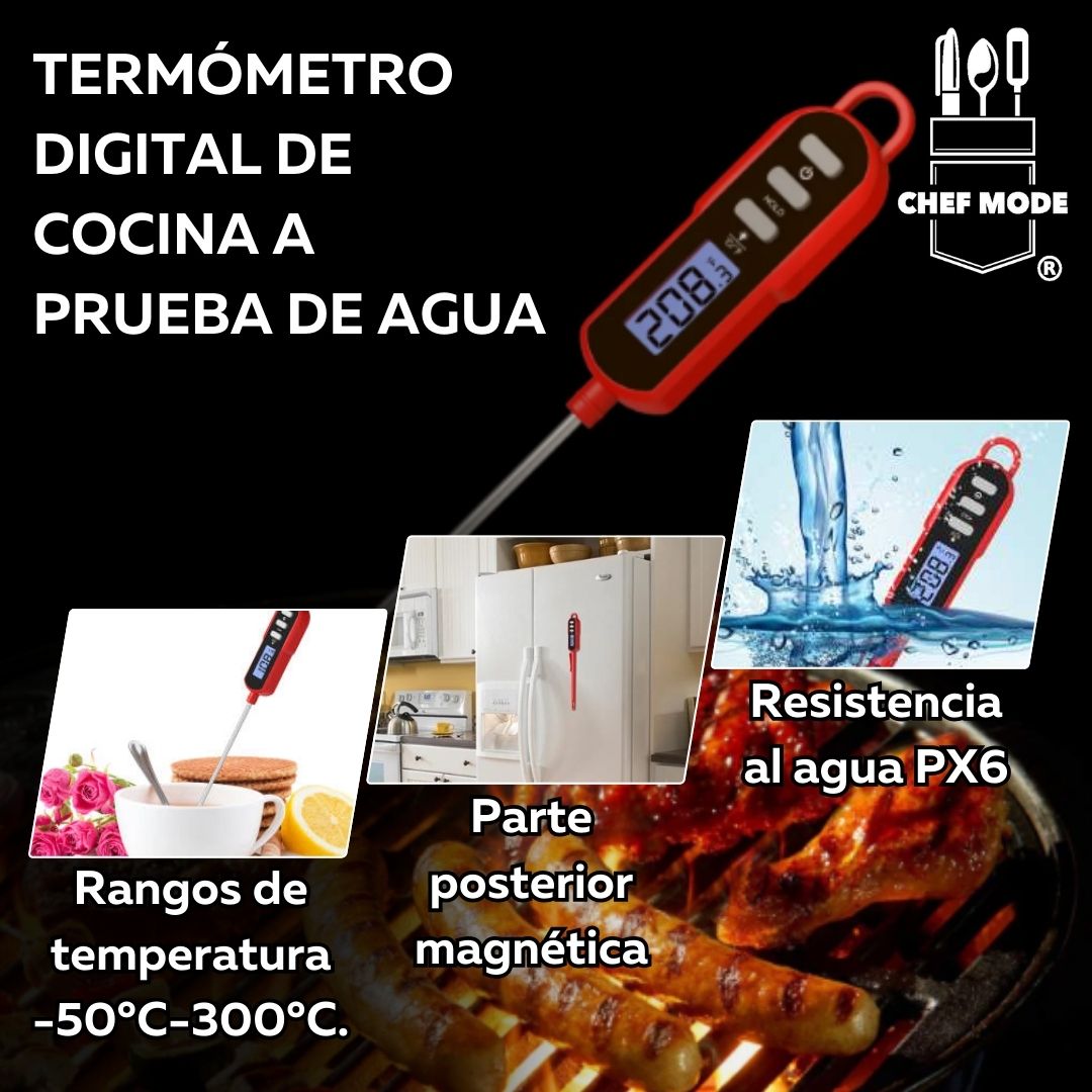 Termómetro Digital De Cocina A Prueba De Agua