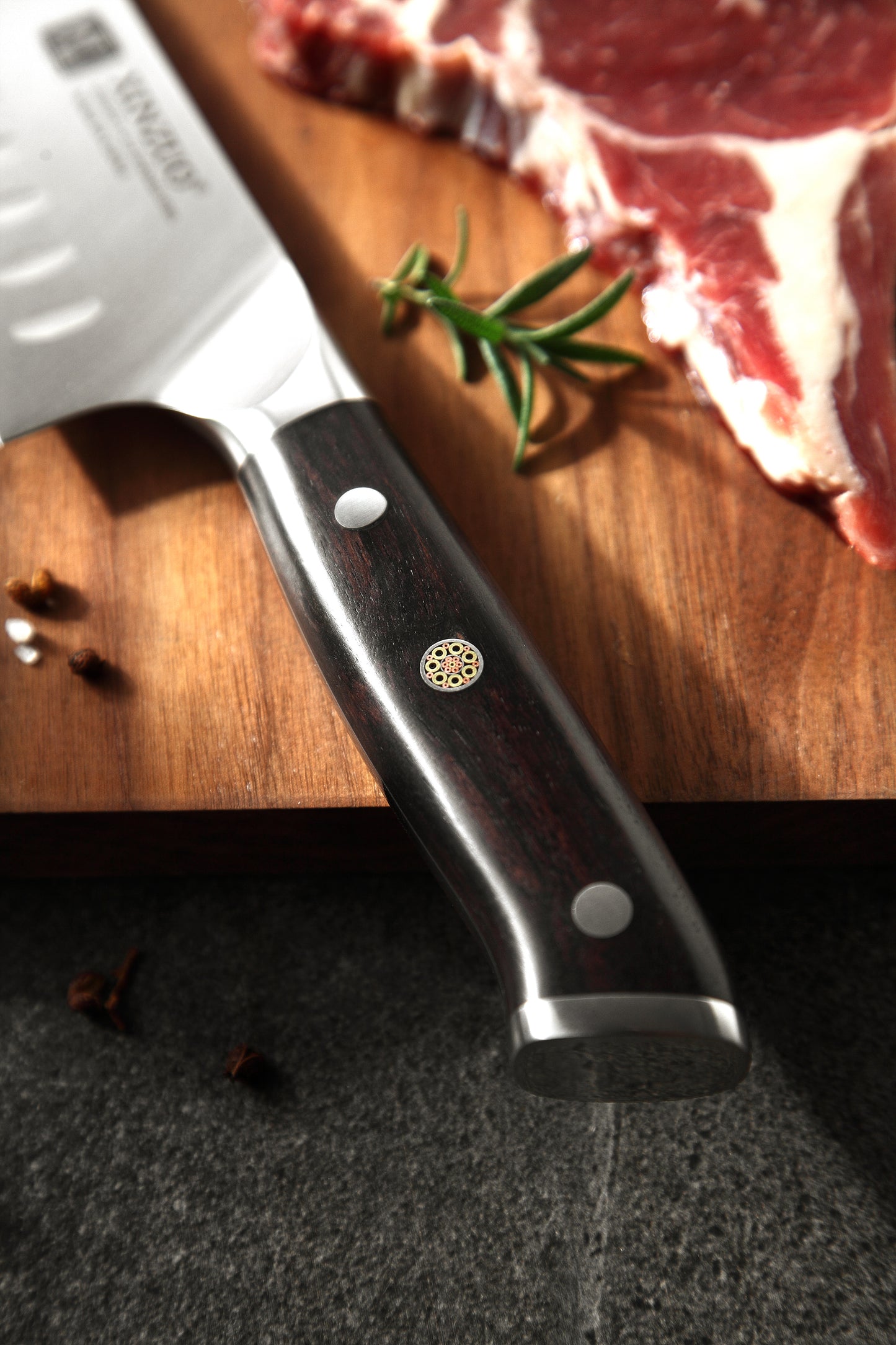 Cuchillo Chef Profesional Xinzuo Santoku Zen