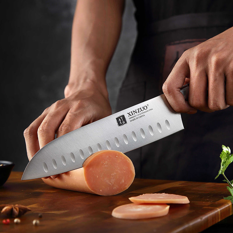 Cuchillo Chef Profesional Xinzuo Santoku Zen