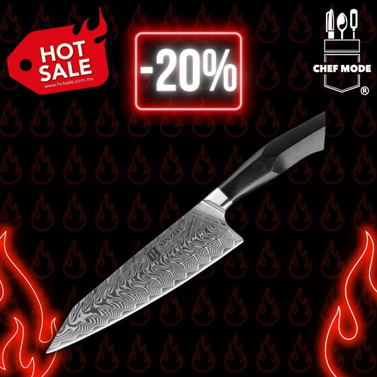 Cuchillo de Cocina Xinzuo Katana Samurai Master Carbon B32