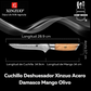 Cuchillo Deshuesador Xinzuo Acero Damasco Mango Olivo B37