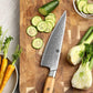 Cuchillo Chef Xinzuo Acero Damasco Mango Olivo B37