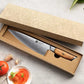 Cuchillo Chef Xinzuo Acero Damasco Mango Olivo B37