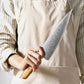 Cuchillo Chef Xinzuo Acero Damasco Mango Olivo B37