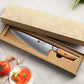 Cuchillo Chef Xinzuo Acero Damasco Mango Olivo B37