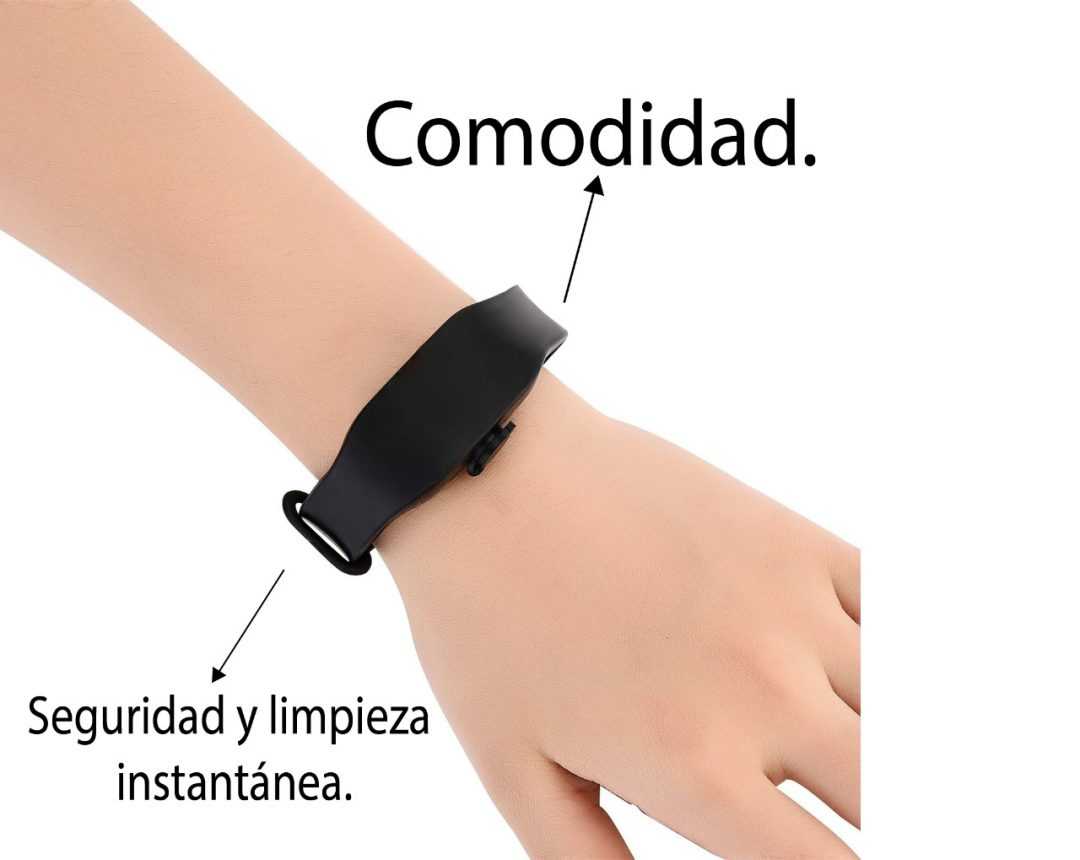 Brazalete Pulsera Dispensadora De Gel Antibacterial