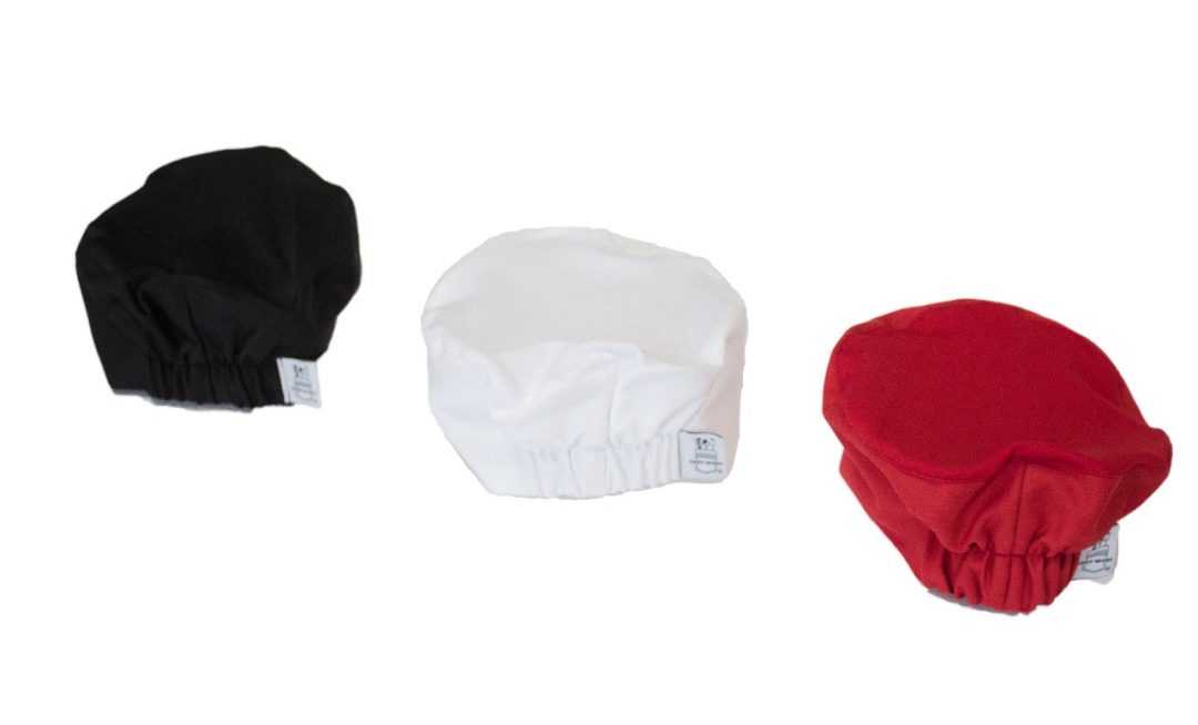 Kit De 3 Gorros Para Chef Negro